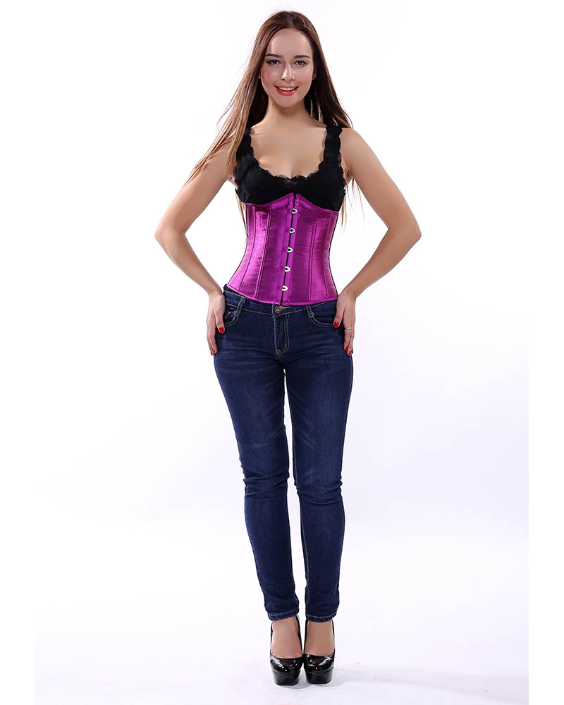 Corset à Volants MW-Design Taille 42 Blanc-noir - Poitrine Pleine, Laçage, Pour Soirée Glamour
